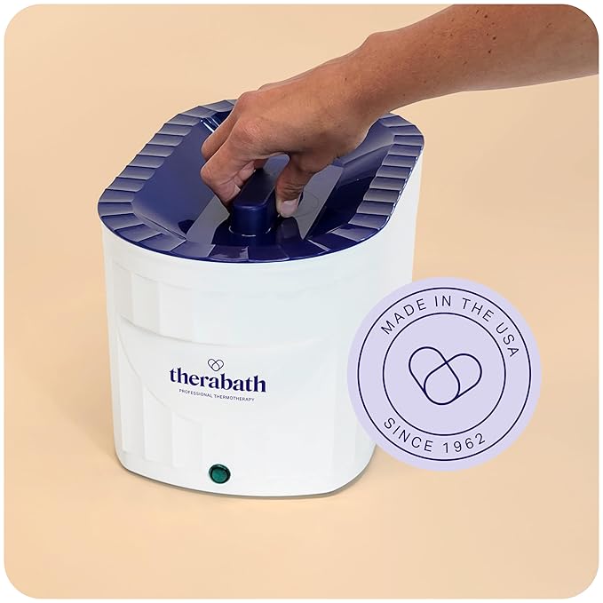 Therabath Professional Thermotherapy TB6 Paraffin Wax Bath - Helps Relieve Muscle Stiffness - Heat Therapy for Hands, Feet, Face & Body - Made in USA - 6 lb. Pumpkin Cake
