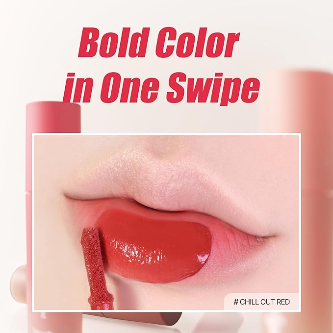 Touch in Sol Vegan Again Blur Core Lip Tint (#Cool Bunny) - Long Lasting, High Pigment Velvet Matte Lip Stain – Lightweight Smooth Blur Finish