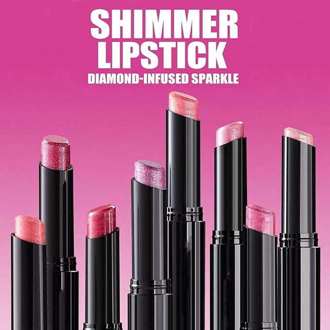 Nude Brown Lipstick For Women Matte Nude Glitter Highly Pigmented Moisturizing Lip stick Hypoallergenic Waterproof Long Lasting Lipsticks Quick Makeup Lightweight Portable # 10