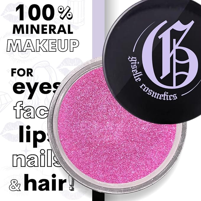 Pink Magenta: Comprehensive Eyeshadow Palette, Make Up Kit, Nail Art, Face Glitter, Highlighter Makeup, Loose Powder, Glitter Eyeshadow and More
