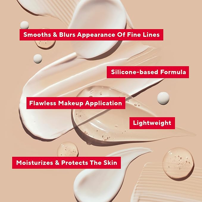 Mirabella Prime for Face, Makeup Primer, Weightless Silicone Primer with Vitamin E Preps, Perfects & Protects for Flawless Makeup Application, Silky Smooth Base for Foundation for All Skin Types