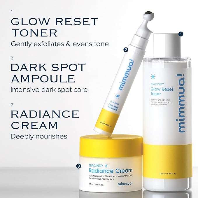 Dark Spot Ampoule | Korean Clinic Skincare - NAD+ 0.1% & Thioctic Acid 0.01% & Niacinamide 10% | Overnight Treatment for Melasma, Hyperpigmentation, Discoloration, Acne Scars | 15ml/3ea