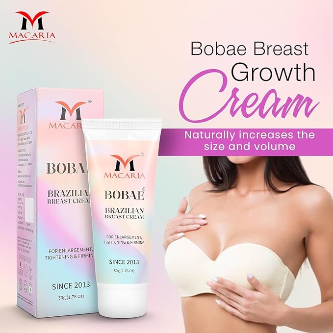 Crema Bobae para senos caídos | Crema de realce de senos y busto, gel de aumento natural con masaje de crecimiento rápido para mujeres, crema de aumento rápido