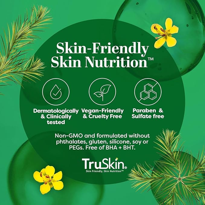 TruSkin Tea Tree Oil Acne Treatment Serum for Face – Salicylic Acid, Niacinamide, Vitamin C & Retinol – Clarifying Super Facial Serum for Acne-Prone Skin & Pores, 2 Oz