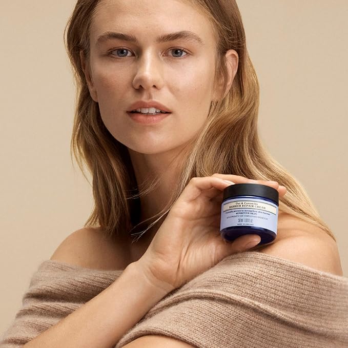 Neal's Yard Remedies Oat & Ceramide Barrier Repair Cream, Vegan & Cruelty-Free, 1.69 fl. oz.