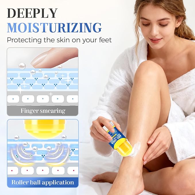 Hydrating and Anti-Cracking Foot Cream, 2025 Moisturising and Relieves Cracking and Dryness Foot Cream, Hand and Foot Repair Cream for Women & Men Callused, Feet, Knee, Elbow, Hand (BU-1PC, #01)