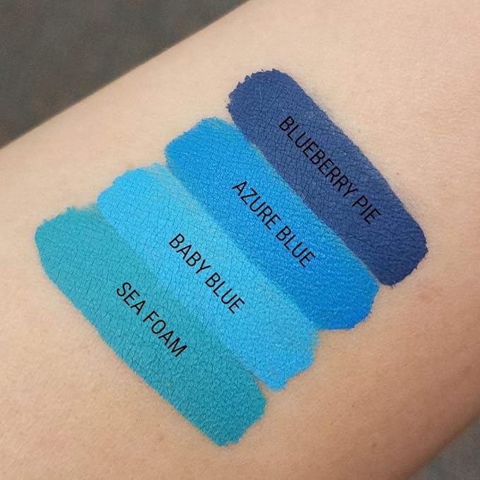 Aromi Dark Blue Matte Liquid Lipstick | Navy Lip Color, Long-Lasting, Vegan & Cruelty-free, Waterproof, (Blueberry Pie)