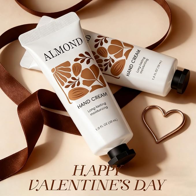BODY & EARTH # LOVE 24 Pack Hand Cream for Women, Valentines Day Gifts Galentines for Her, Hand Lotion Travel Size Hand Cream Bulk Gifts for Women, Bridesmaid Gifts Party Favors, Teacher Nurs Gifts