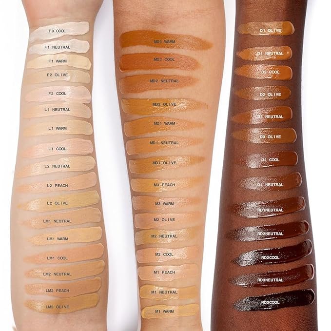 about-face THE PERFORMER Skin-Focused Foundation M1Peach – Medium Coverage, Long-Wear, Breathable & Buildable Base – Clean, Vegan, Hydrating Formula with Blue Agave & Chlorella – 1.08oz