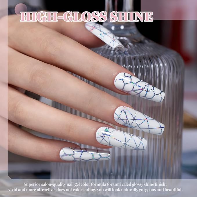 RARJSM Clear Jelly Foil Transfer Gel for Nails Art Stickers 3D Sculpture Painting Gel Nail Art Designs Nail Charms Rhinestone Decoration Adhesive Glue Drawing Sculpting Gelpolish Curing Requires