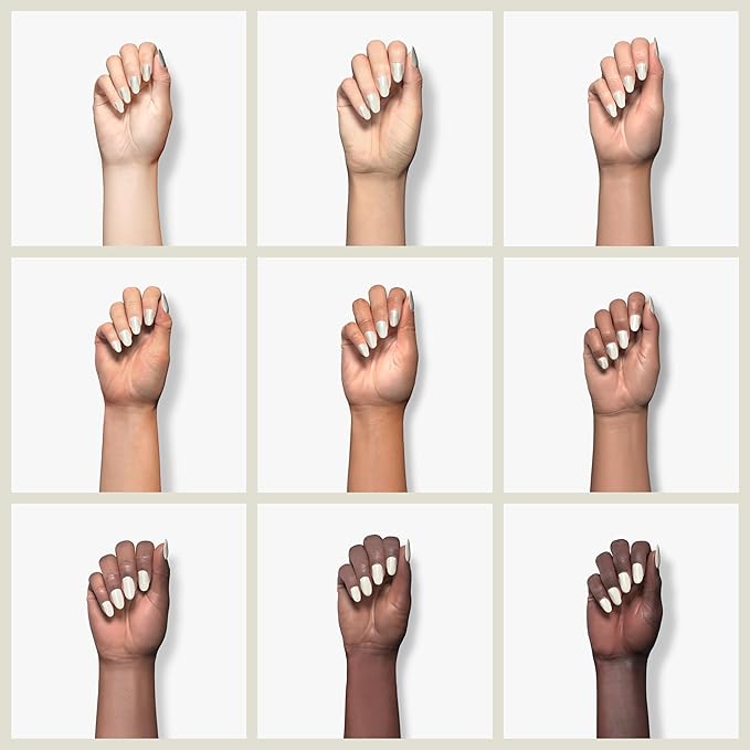 Sally Hansen Color Therapy Nail Polish | Biotin, Argan Oil, Long Lasting, Healthy Nails, Nail Strengthener, Sheer | 111 Fluer-t | Light Ivory Pearlescent Nail Color