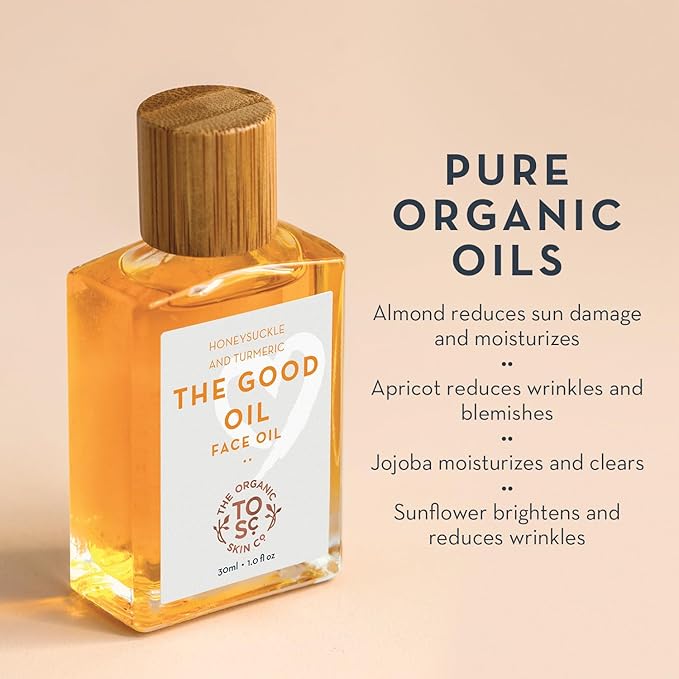 Skin Brightening Glow Serum for Face Care - Gua Sha Oil for Glowing Skin with Turmeric Oil for Face Dark Spots Fine Lines & Wrinkles - Hydrating Moisturizer for Women's Vegan Organic Beauty (30mL)