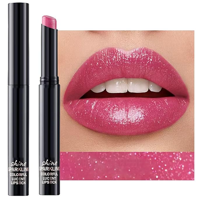 Youthful Red Lipstick For Women Matte Nude Glitter Shimmer Metallic Highly Pigmented Moisturizing Lip stick Hypoallergenic Waterproof Long Lasting Lipsticks Quick Makeup Lightweight Portable 09 #