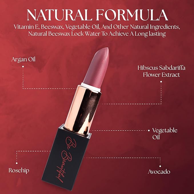 lipstick provides smooth moisturizing application creamy on my lips hydrating long lasting wear non-sticky glides on provides maximum color organic shea butter-purple
