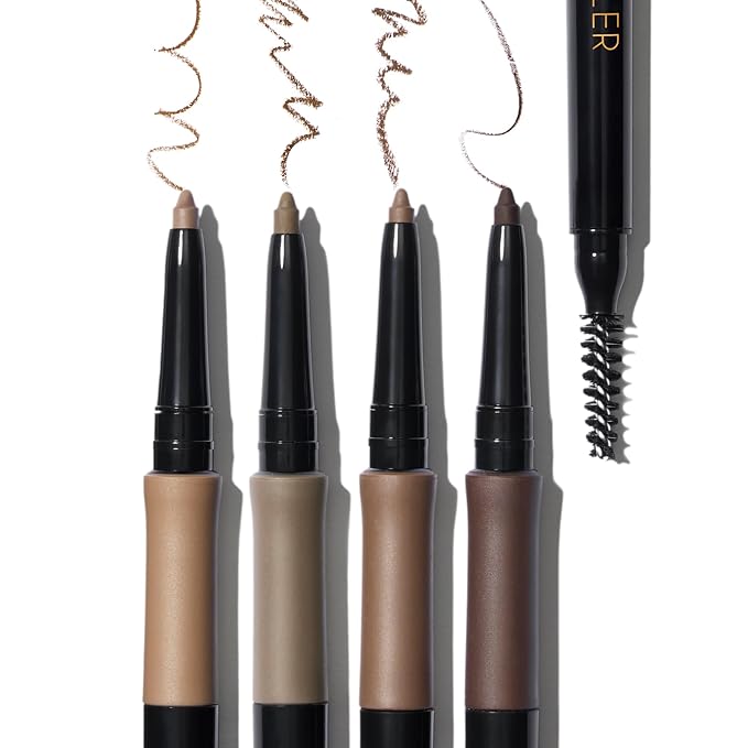 LAURA GELLER NEW YORK INKcredible Waterproof Brow Pencil- Blending Spoolie Brush - Long Lasting Eyebrow Filler (01 Blonde)