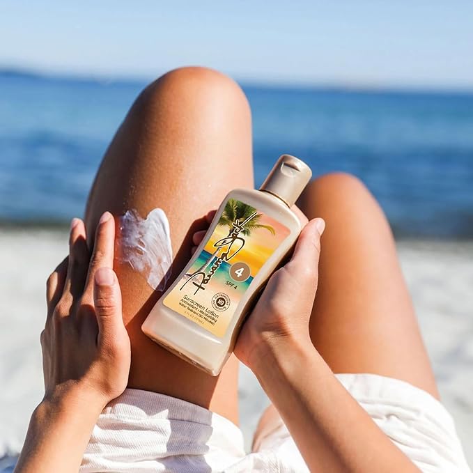 Panama Jack Sunseeker Set - Travel Sunscreen Tanning Lotion SPF 4 & 8 Suntan Sun Care Pack