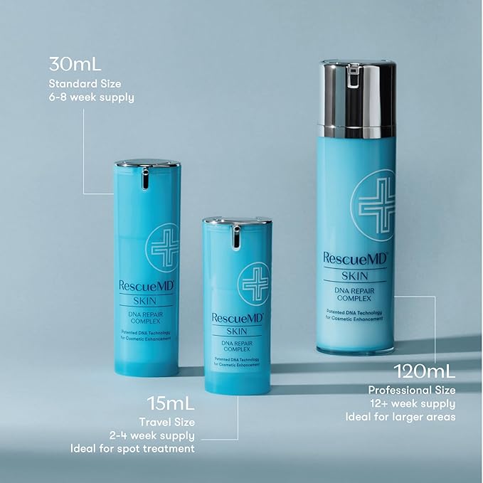 RescueMD DNA Repair Complex PRO Scar Treatment Serum, Post-Procedure and Skin Damage Solution, 120ml