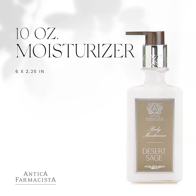 Antica Farmacista Body Moisturizer - Scented Moisturizing Lotion with Aloe Vera, Green Tea & Sweet Almond Oil - Luxury Gift for Any Occasion - Desert Sage, 10 fl oz