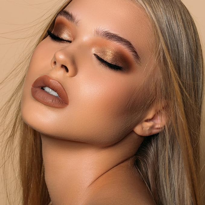 Nudes Series Mini Eyeshadow Palette, Velvety Matte Finish, 6 Nude Taupe & Brown Neutral Eye Shadows, Travel Friendly Size, Vegan, Cruelty-free,Long-lasting