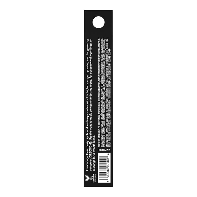 e.l.f. 16HR Camo Concealer, Full-Coverage, Highly-Pigmented Face Concealer With A Matte Finish, Crease-proof, Vegan & Cruelty-Free, Rich Chocolate
