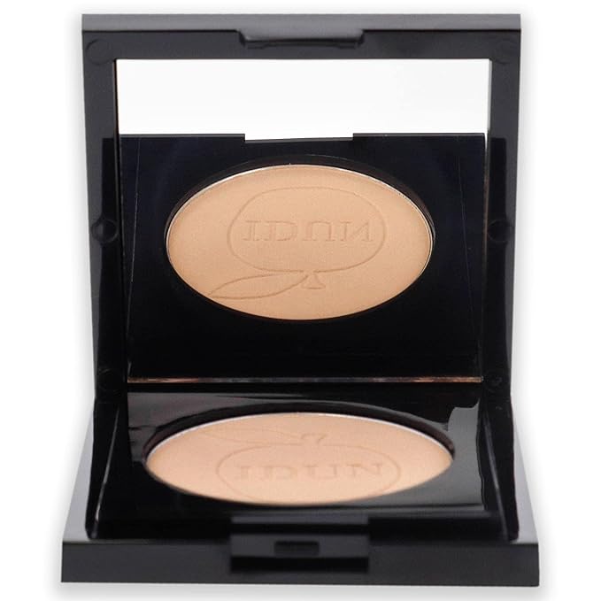 IDUN Minerals Setting Finishing Powder - Natural, Pigmented, Full Coverage Formula - Semi-Matte Finish - Velvety and Smooth Pressed - Cruelty Free, Vegan Makeup - Vacker 532 Light Warm - 0.12 oz
