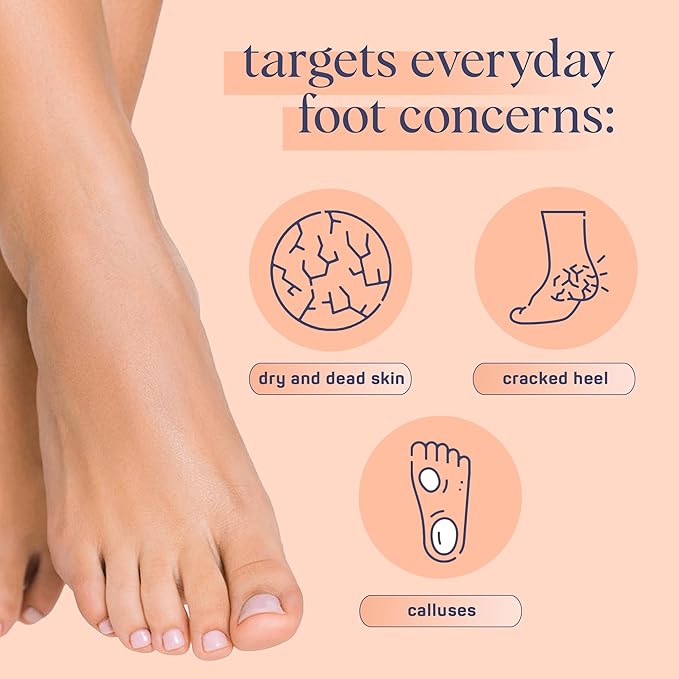 SpaLife Moisturizing Foot Sockies | Foot Mask for Dry Cracked Feet Intensive Repair Treatment | Tea Tree Oil Softening Booties | Callus Remover Alternative | Self Care Gifts for Women | 8 Pack