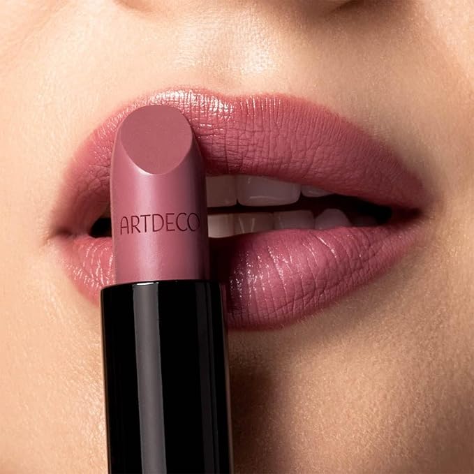 ARTDECO Perfect Color Lipstick - Royal Rose - Glide-On Lipstick with Rich Color & Plumping Effect - Creamy, Pearly Finish - Hyaluronic Acid - Long Lasting - Lip Plumper - Lip Care - Makeup - 0.14 Oz