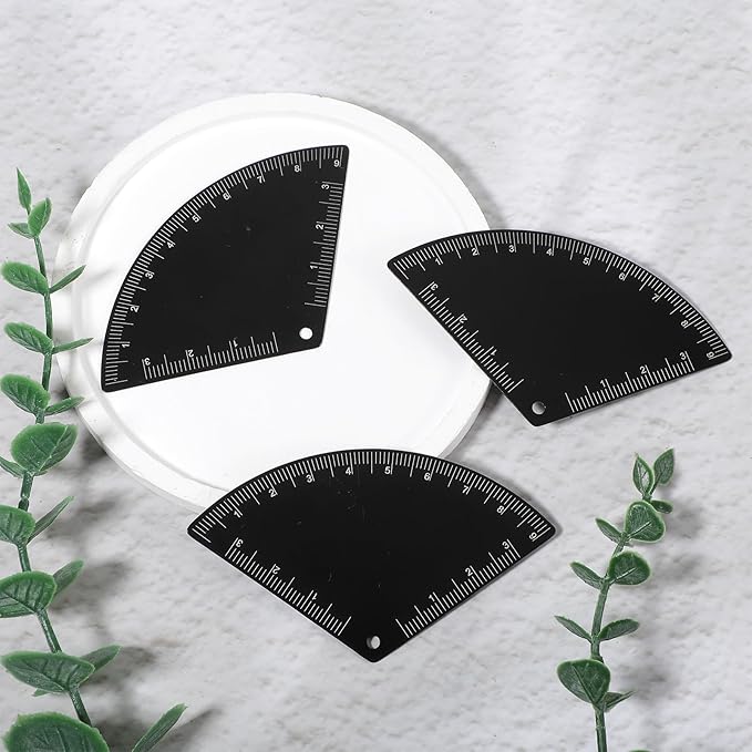 XLIUAX 3 Pcs Eyebrow Ruler, Brow Mapping Tool Eyebrow Mapping Kit Reuse Metal for Shape Mappings Tools for Fast Eyebrows Design Drawing Supplies Makeup Stencils