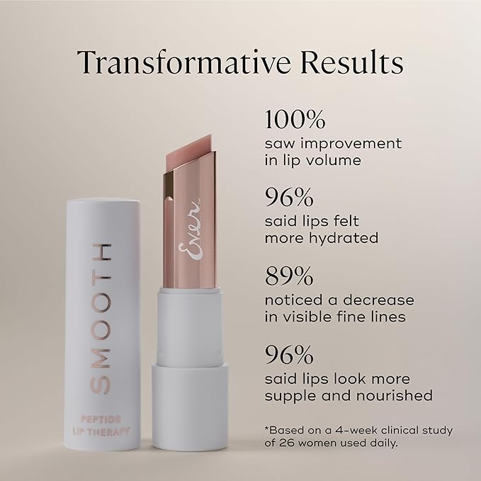 EVER Peptide Lip Therapy — Honey (Caramel-Nude Tinted Balm with Peptides & Moisturizing Botanical Oils)