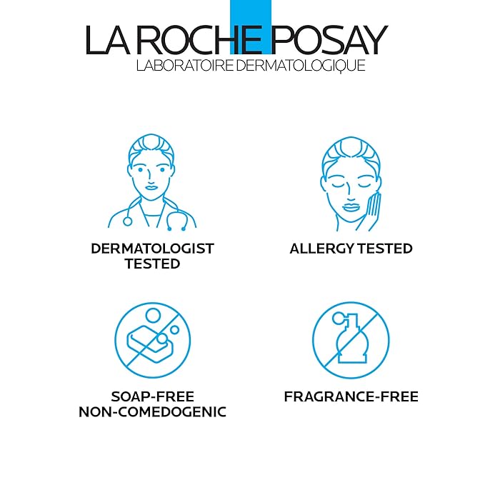 La Roche-Posay Effaclar Purifying Foaming Gel Cleanser for Oily Skin, With Zinc Pidolate To Remove Excess Oil & Shine, Alcohol Free & Oil Free, Sensitive Skin Tested