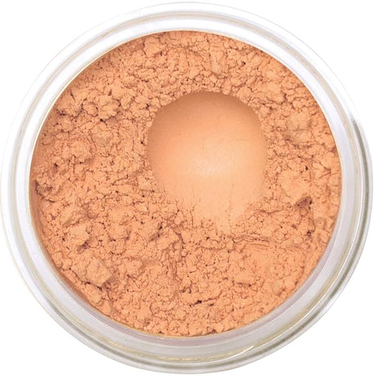 BellaTerra Cosmetics Mineral Powder Foundation – Latte | Medium Warm Shade | Smooth Matte Mineral Formula with Buildable Coverage for Balanced Complexions 9g