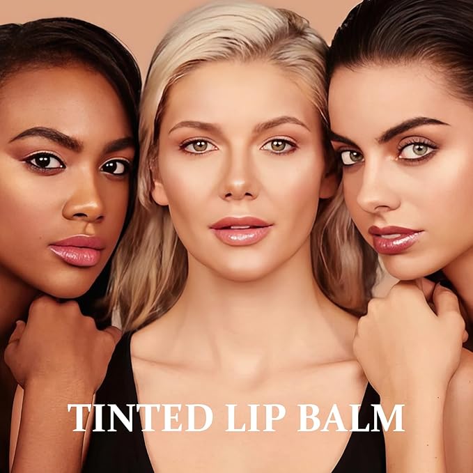 Lip Gloss, Lipstick 3 Step Makeup in 1 Swipe, Multi Use Lip Gloss, Cream Blush Eyeshadow base, Lip Stain Waterproof & Transfer Proof, Hydrating Wear & Vegan #Plum