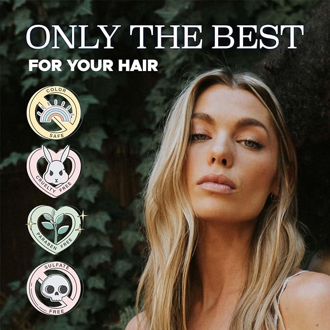 Luseta Rosemary Mint Strengthening Shampoo and Conditioner Provide Nourishment & Smoothness for Thin Hair,Reduce Frizz and Add Shine for All Hair Types 16.9oz×2