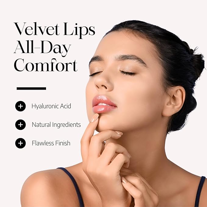 Radiant Professional Advanced Care Lipstick - Ultra Nourishing, Moisturizing Long Lasting Matte Lipstick With Vitamin E- UVA UVB Filters - VELVET (25 DARK WINE)
