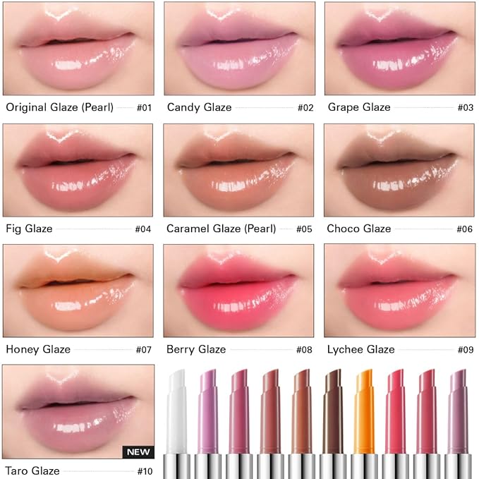 BBIA Over Glaze Stick - Lip Plumping Gloss Melting Balm Lipstick, Intensive Volume Up, High Shine & Glossy, Ultra Watery Moisturizing & Volumizing, Glowy Texture, Korean Lip Makeup (04 FIG GLAZE)