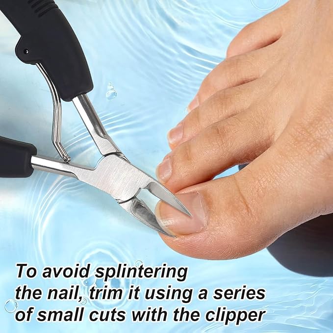 TEAORB Ingrown Toenail Clippers, Professional Stainless Steel Toe Nail Clippers, Professional Toenails Trimmer for Thick Nail & Ingrown Toenails, Heavy Duty Pedicure Tools.