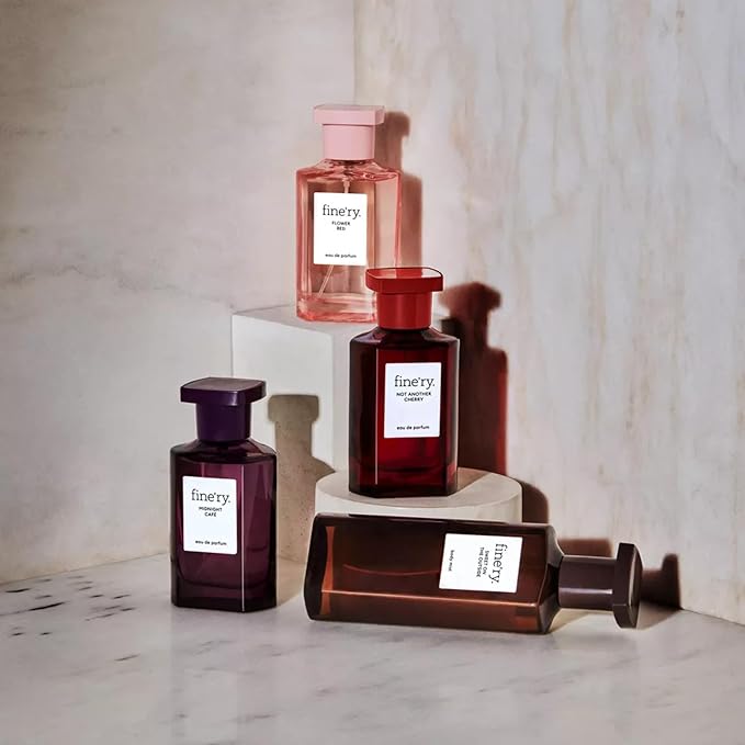Fine'ry Not Another Cherry Eau de Parfum – Long-Lasting Perfume for Women | Wild Cherry, Turkish Rose, Almond Amaretto | Rich, Fruity-Floral, Gourmand Scent | Elegant Gift for Her | Travel Size