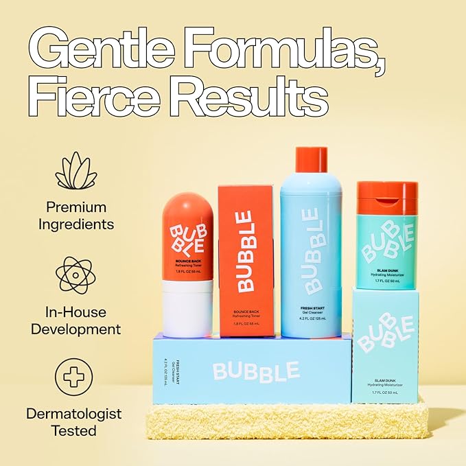 Bubble Skincare Knock Out 1.8% Salicylic Acid Acne Spot Treatment - Deep Cleansing Blemish Spot Treatment with Wintergreen & Willow Bark Extract - Clarifies & Calms Oily Skin (10ml)