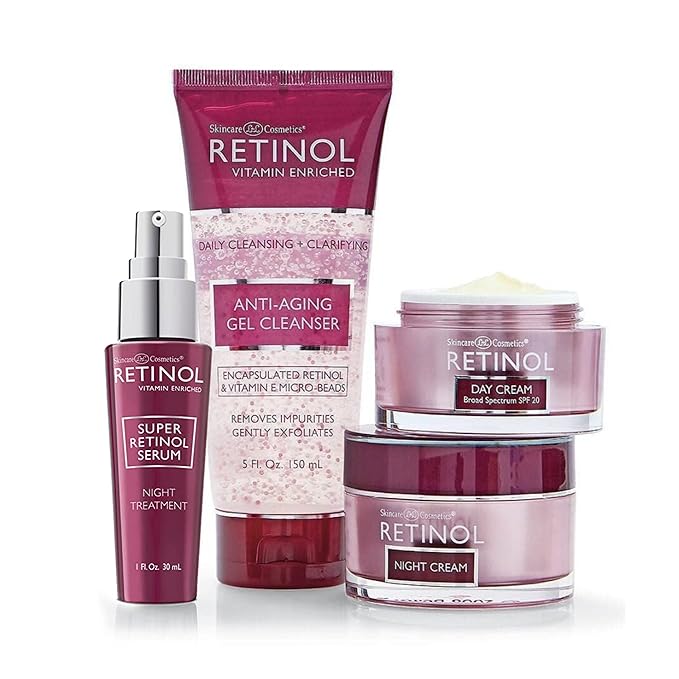 LIVAURA Retinol Anti-Aging, Vitamin Enriched Night Cream & Day Cream - Your 24 HOUR skincare duo that works day and night to give you younger-looking skin, 1 Ounce Each