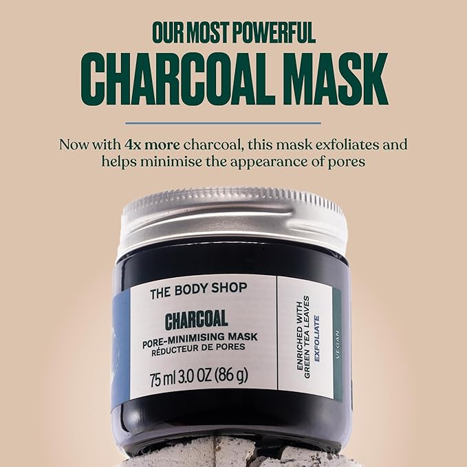 The Body Shop Himalayan Charcoal Purifying Glow Face Mask, 3 Ounce (Vegan)