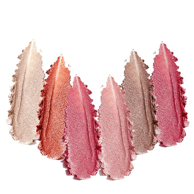 4 Color Eyeshadow Palette, Matte and Shimmer Powder Makeup, Highly Pigmented Blendable Shadows, Long-Lasting Waterproof, Natural Nude Brown Pink Shades (2#, 1 Count (Pack of 1))