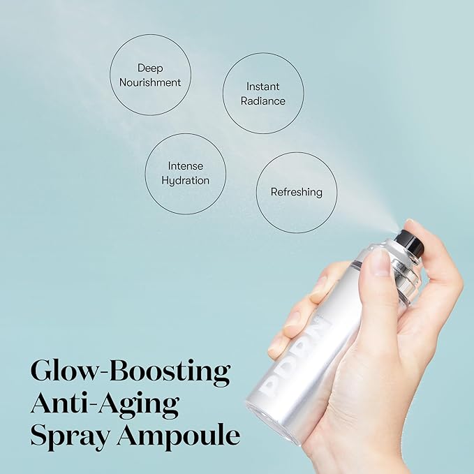 VT COSMETICS Bundle PDRN 100 Essence & PDRN Glow Ampoule, Glow Serum & Facial Mist Spray, Wrinkle Care, Firming & Anti-Aging, Hydrating, Skin Restoration, For Dry & Sensitive Skin, Korean Skin