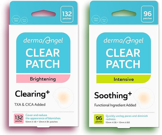 Ultra Invisible Dark Spot Patches for Post Acne and Ultra Invisible Salicylic Acid Acne Patches for Cystic Acne – Spot Treatment for Face with Hydrocolloid – 228 Count, Day & Night Use Bundle