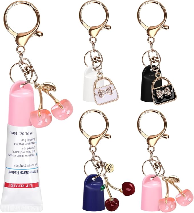 2 Pcs Keychain Holder for Aquaphor Lip Repair- Polypropylene Cap Accessory - Fit Lip Balm Keychain