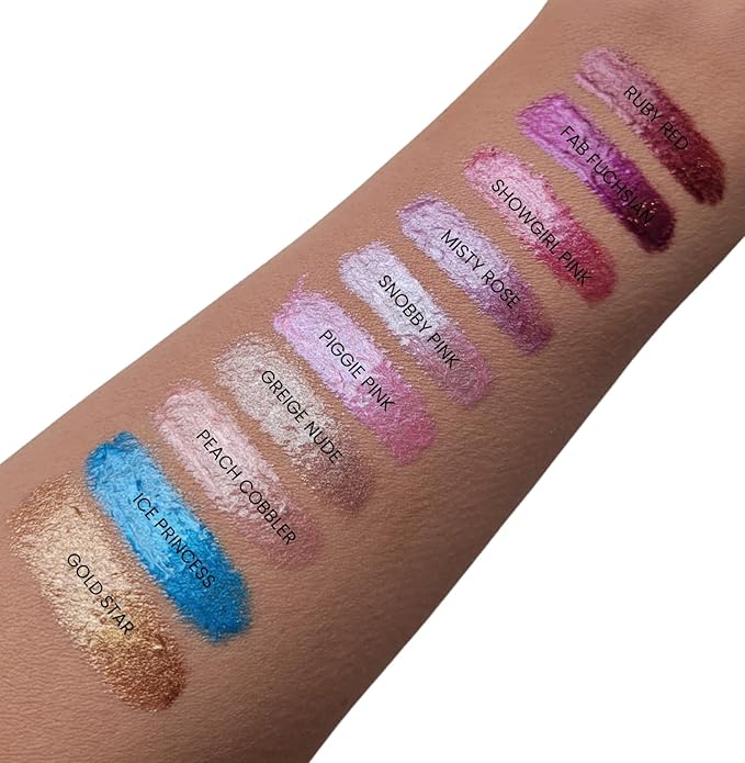 Aromi Fuchsia Lip Gloss | Highly Pigmented Magenta Pink Lip Color, Glossy Finish, Plumping Lip Oil, Non-Stick, Shimmery, High-Shine (Fab Fuchsian)