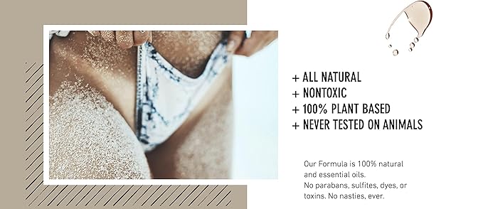 All-Natural Shave Oil – No Razor Burn or Bumps - Get a Silky Smooth Shave - Plant-Based, Nontoxic Shaving Oil Perfect for Bikini Body Beard | Made in USA, 4 Fl Oz