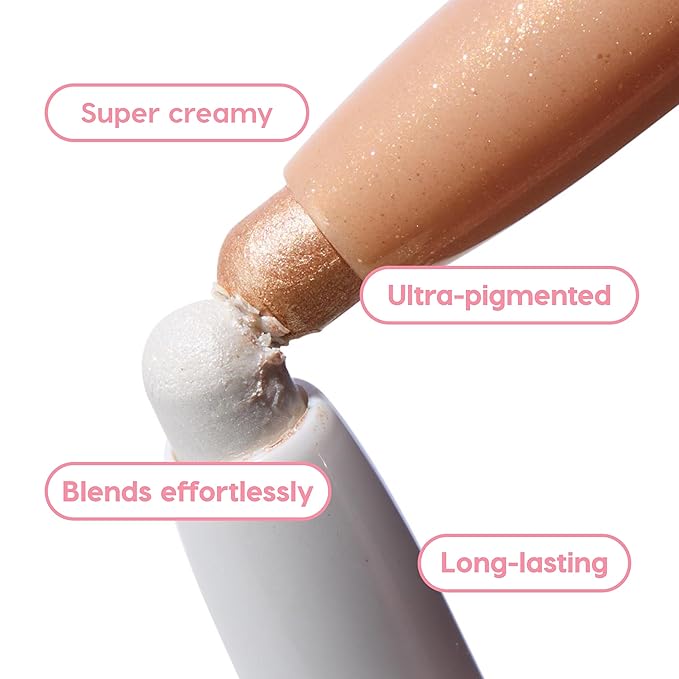 ColourPop Metallic Neutrals Shadow Stix Makeup Kit - Shimmer Eyeshadow Make Up Set - Vegan & Cruelty-Free Cream Eyeshadow Sticks with High-Pigment & Metallic Finishes (2 Count)