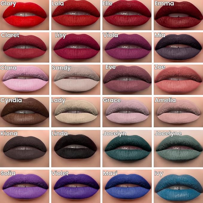 Mynena Warm Fiery Orange Red Matte Liquid Lipstick | Long-Lasting Comfort | Smudge-Proof Transfer-Resistant | Full Coverage Non-Drying | Vegan & Cruelty-Free | All-Day Wear Lip Colors | Glory