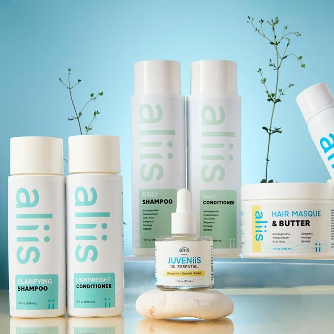 ALIIS Daily Conditioner – Lightweight, Moisturizing Conditioner for All Hair Types | Detangles, Softens & Protects Without Build-Up | Color-Safe, Sulfate-Free, Vegan | 12 oz