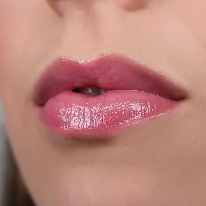 Sandstone Scandinavia Lipglace - Pinky Promise - Hypoallergenic Vegan Lip Gloss - Fragrance Free & Allergy Certified Non-Sticky & Moisturizing Lipgloss Pink - Anti-Aging Hydrating Lipgloss